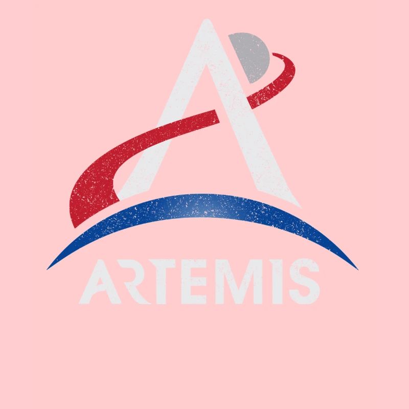 Artemis Program Logo Moon Mars Space Nasa Lunar Mi