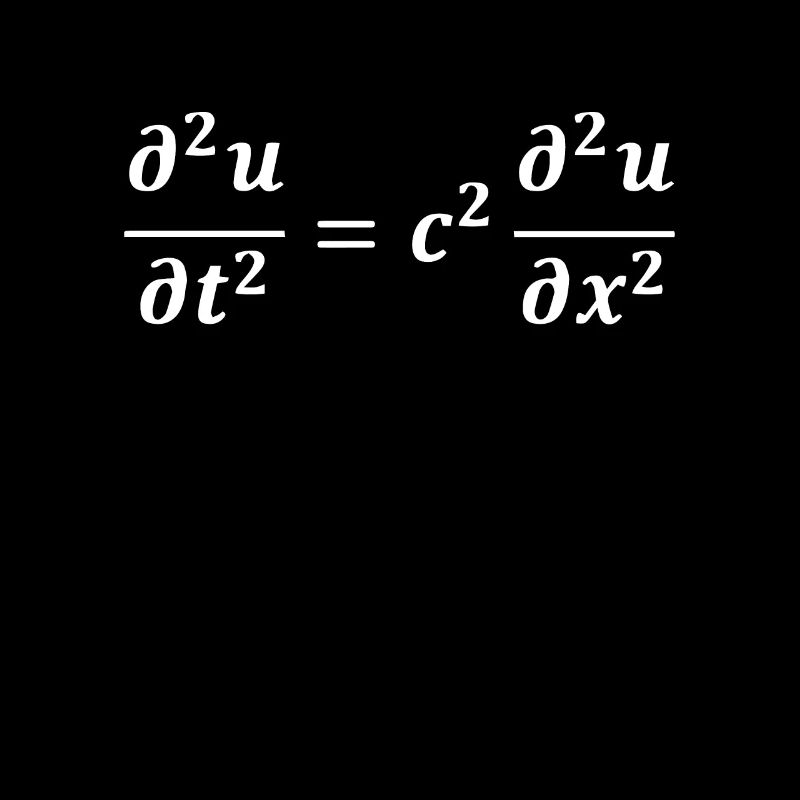 Wave Equation Physicist Physics Teacher Acoustic