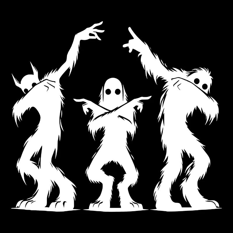 Creepy Dancing Dabbing Zombie Monster
