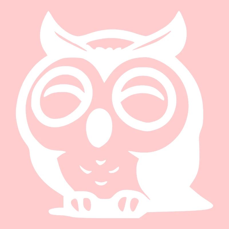 Kleine knuffige Eule Design mit großen Augen