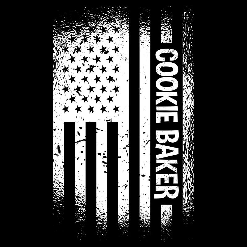 Baking Cookie Baker USA Flag Cookie