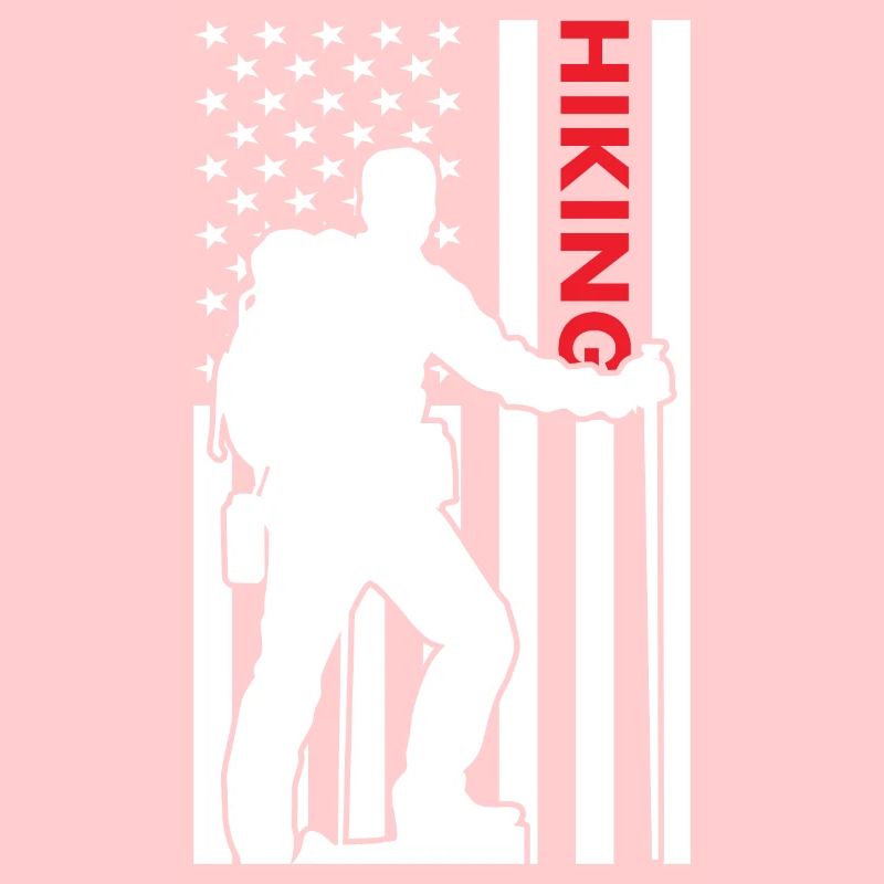 Hiker Us Drapeau Randonnée