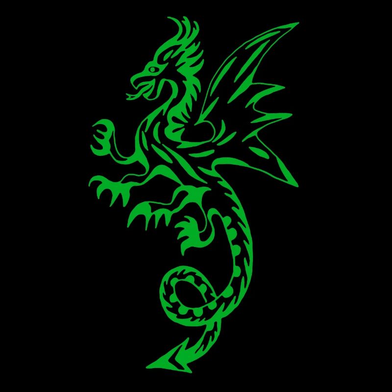 Dragon vert, Krafttier