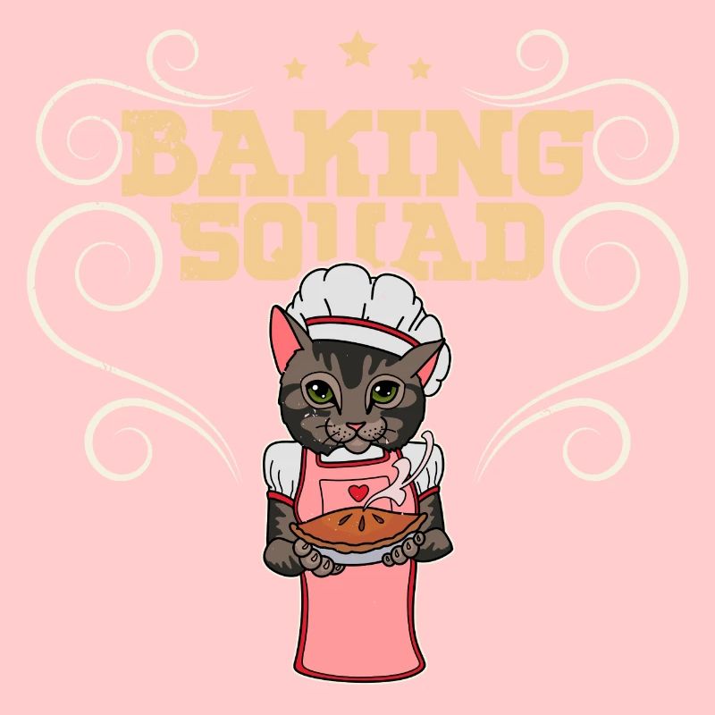 Cat Dessert Pastry Baking Gift
