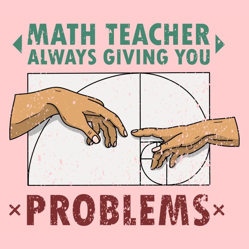 Fibonacci Math Teacher Art Creation