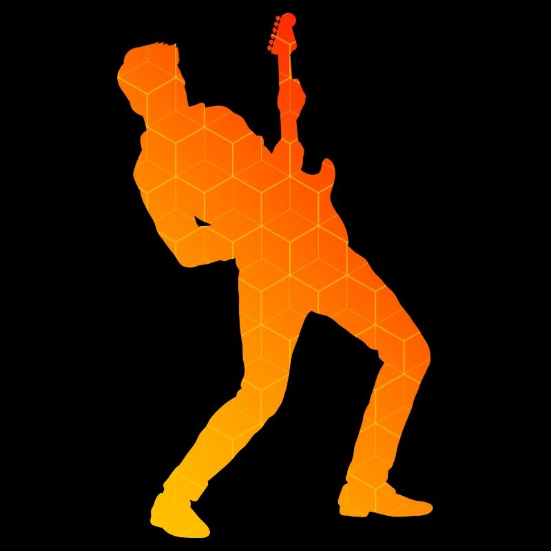 electronic guitar guitar player guitar