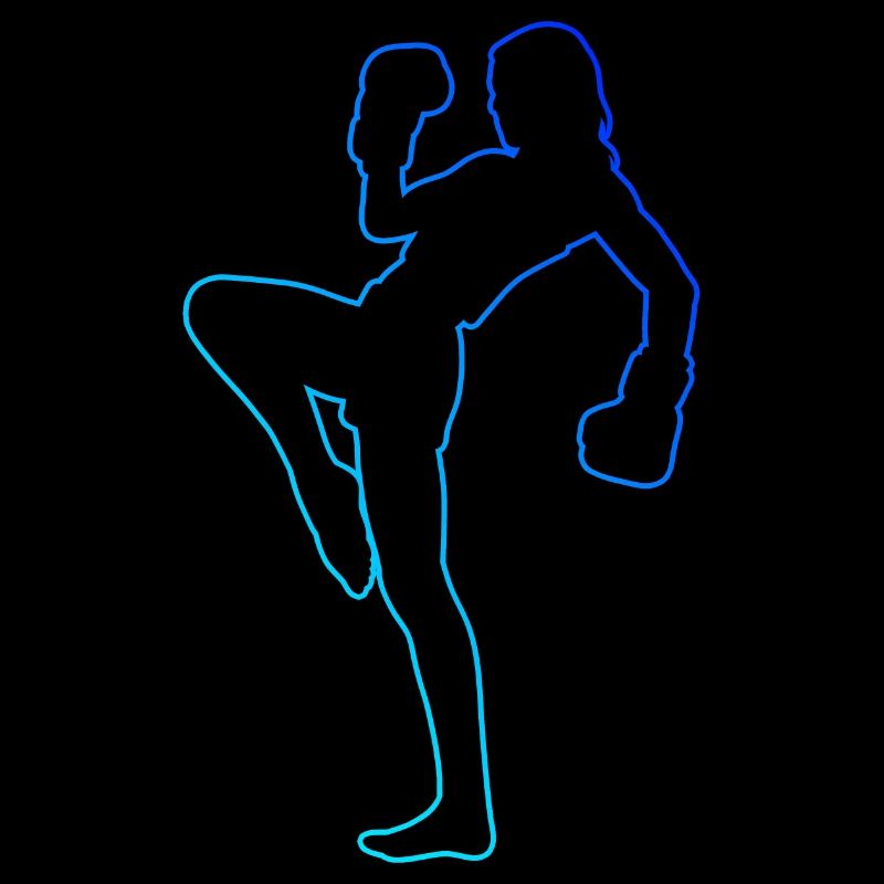 Kickbox Kickboxen Kickboxer Kickboxing Damen
