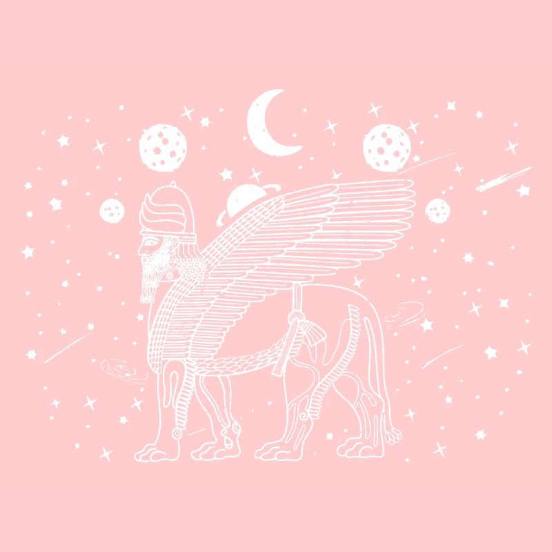 Lamassu Assyrien Antik Gottheit Babylon Sumer
