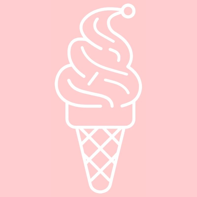 Cornet de crème glacée Dessin