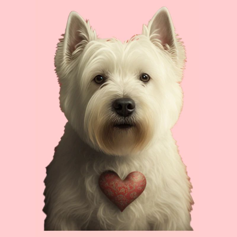 Westie Saint-Valentin