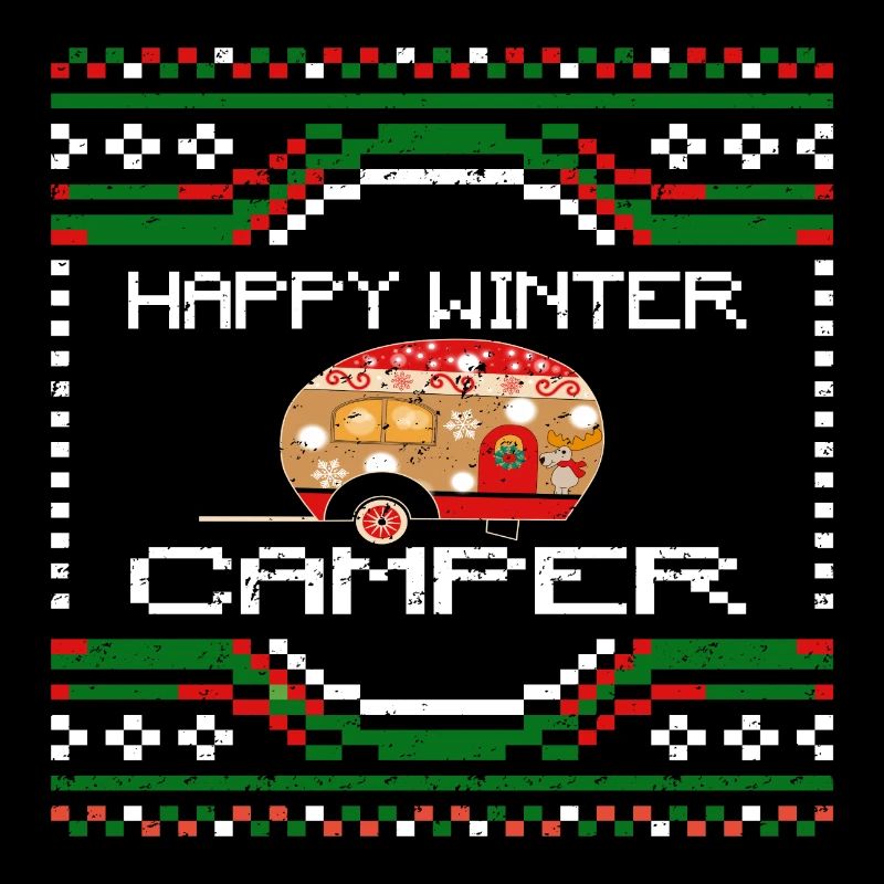 UGGLY HAPPY WINTER CAMPER