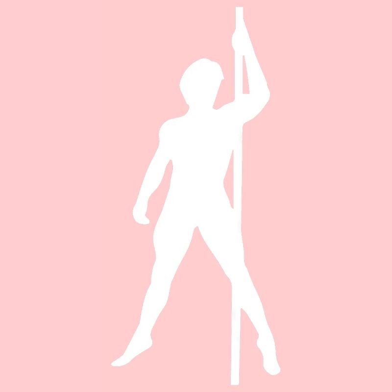Men Silhouette Pole Dance Exotic Dance