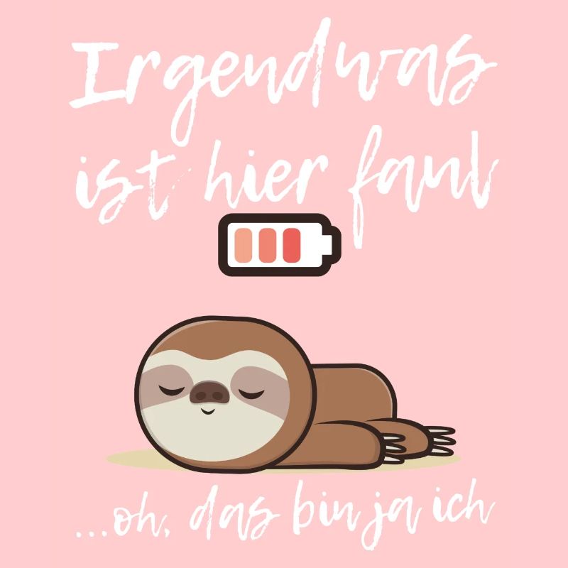 Faultier liegend Akku leer