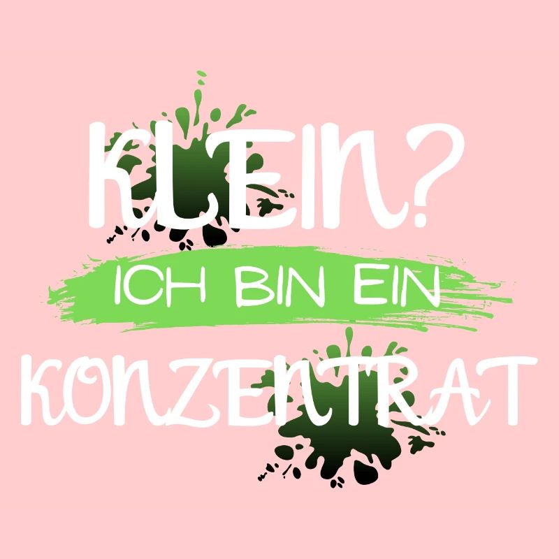 nicht klein bin konzentrat geschenk idee spruch
