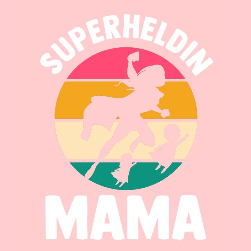 Mutter Superheldin Mama
