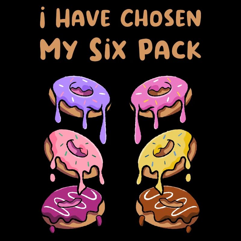 Donut Sixpack Donuts Drôle Drôle Cadeau