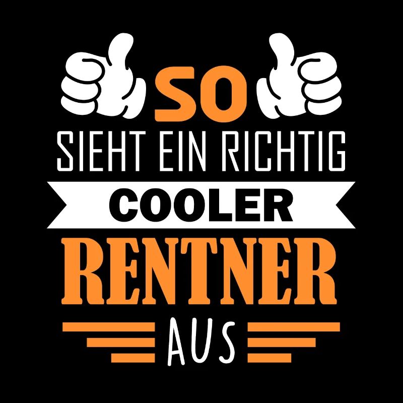 So sieht ein richtig cooler Rentner aus Rente