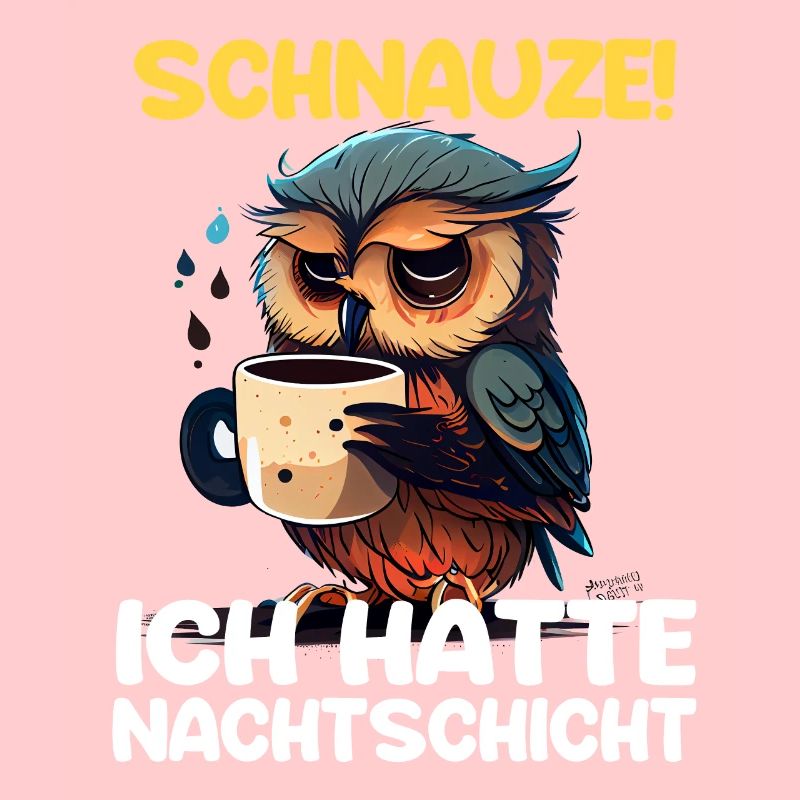 Nachtschicht Kaffee Eule Nachtdienst Schichtarbeit