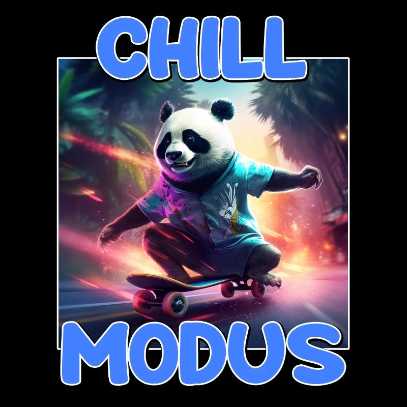 Chill Modus Pandabär Bambus Bär Überraschung