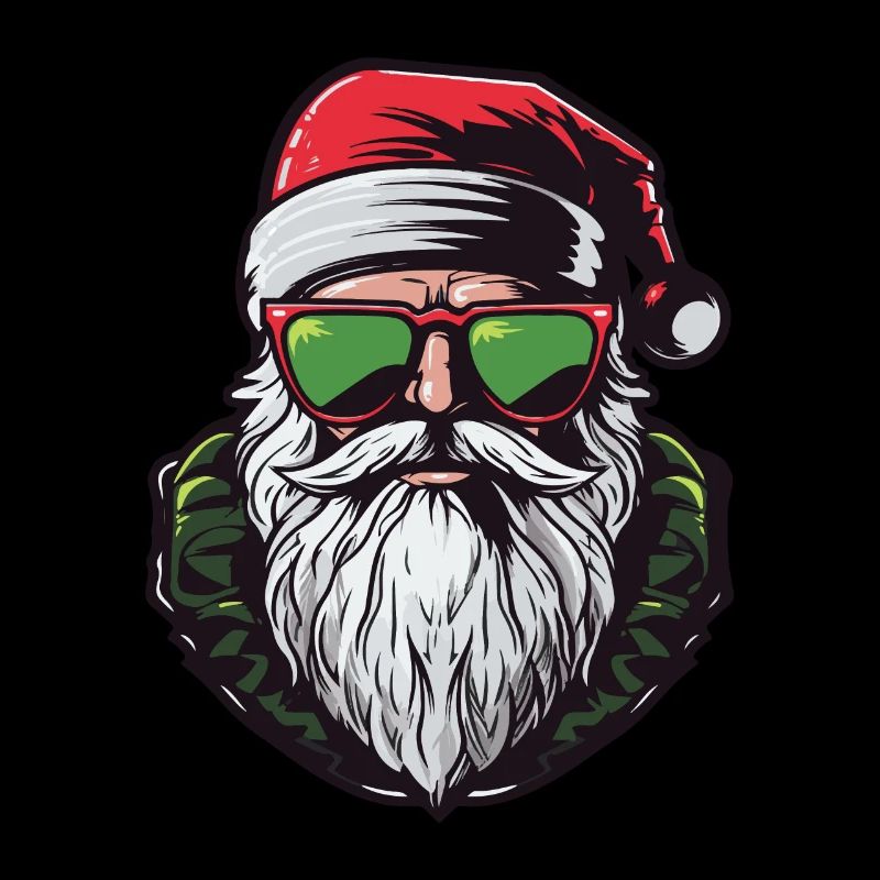 Weihnachtsmann Cool Santa