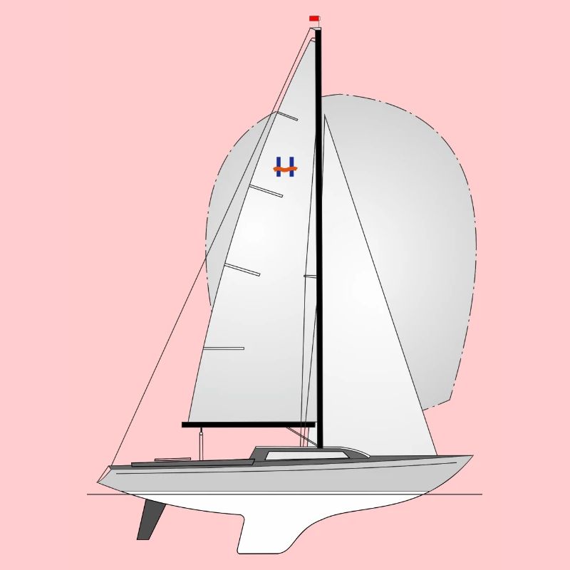H Boot Riss