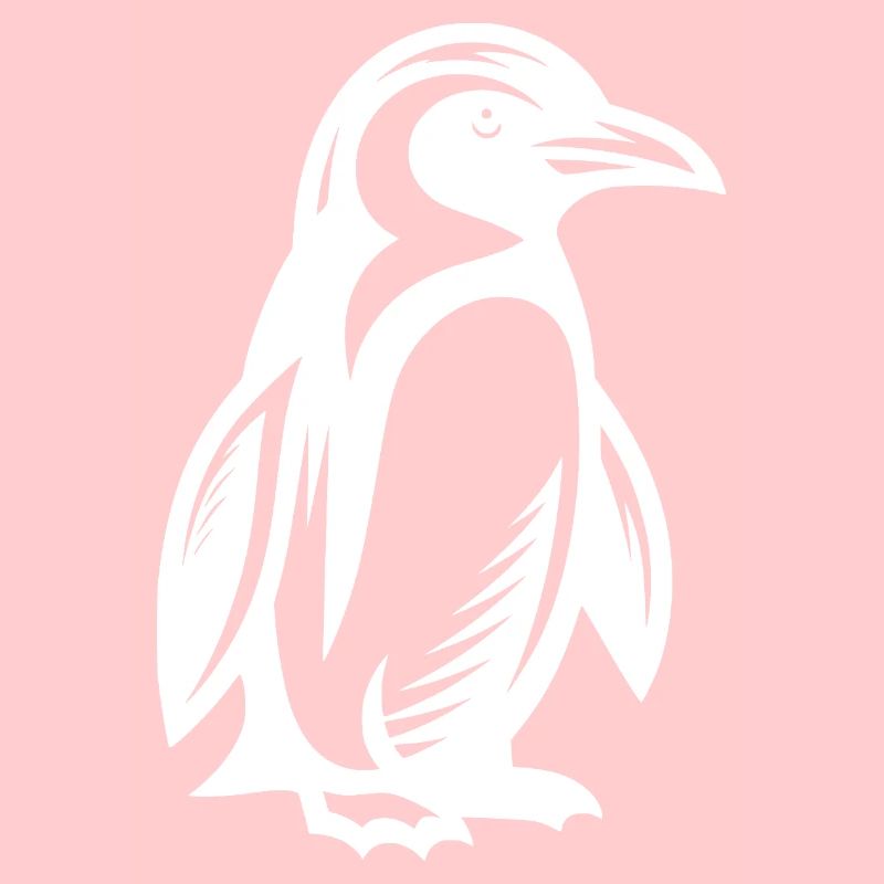 Mignon queue de pie porteur pingouin style tatouage
