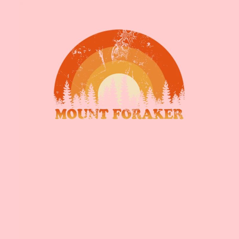 Vintage Mount Foraker Ventilator Retro Cool Sunset