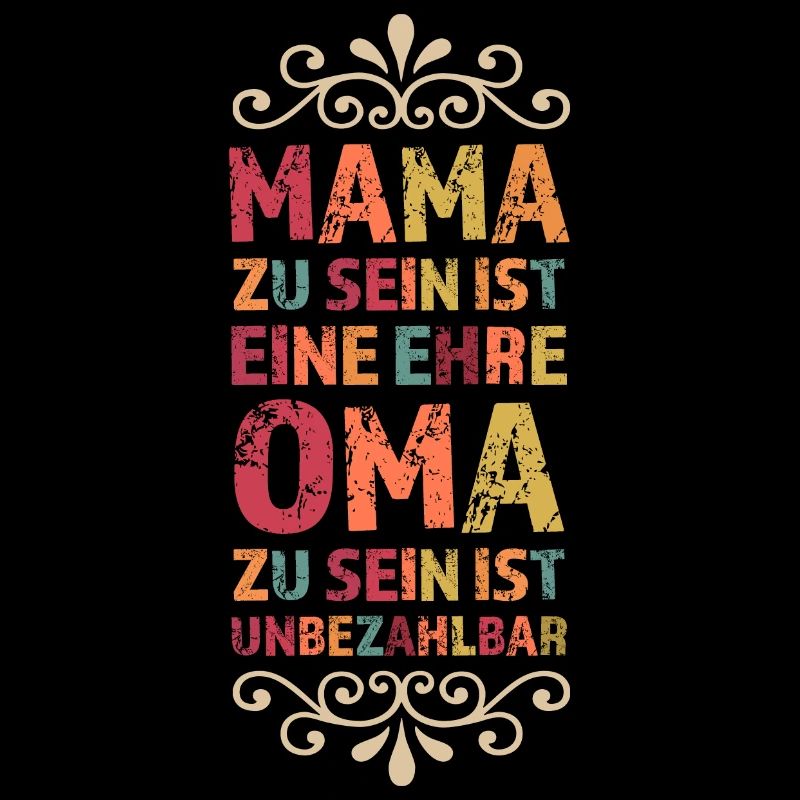 Mama & Oma Familie Mutter Geschenk