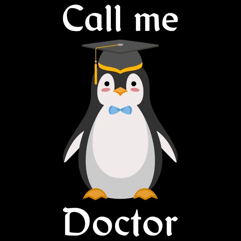 Pinguin doktor Doktorarbeit Abschluss