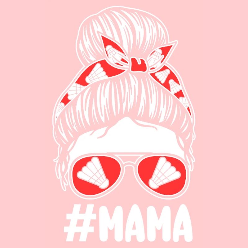 Federball Mama Mutter Badminton