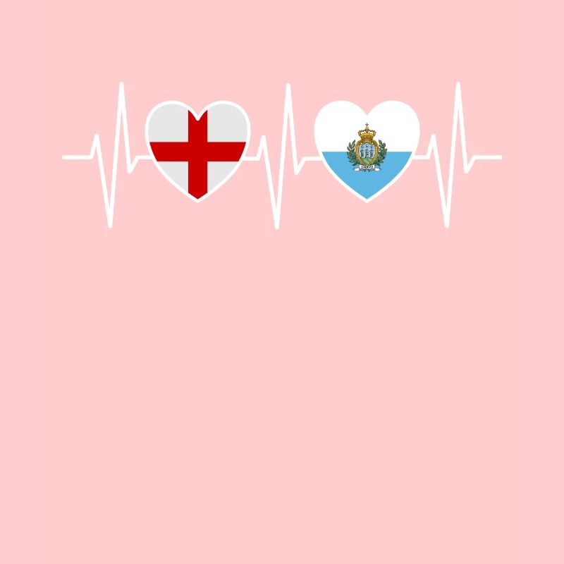 Drapeaux de l’Angleterre et de Saint-Marin