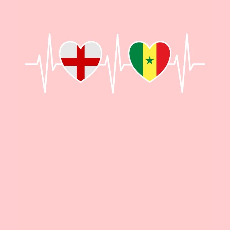 Angleterre et Sénégal Drapeau sénégalais Drapeaux