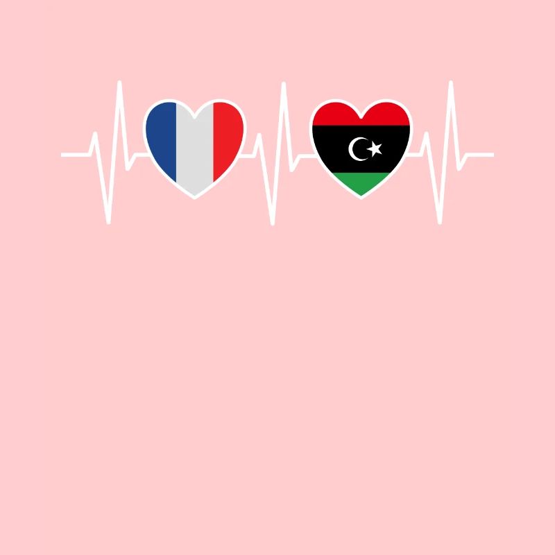France et Libye Drapeau libyen