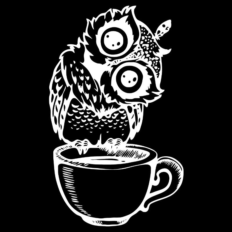 Funny owl mug