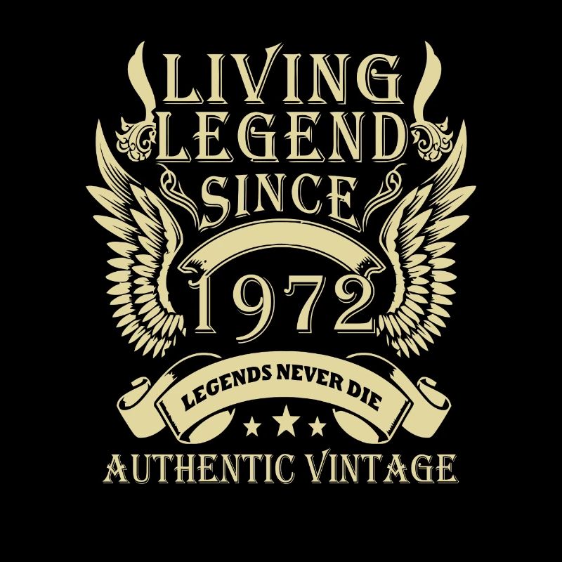 Living Legends Since 1972 Authentic Vintage