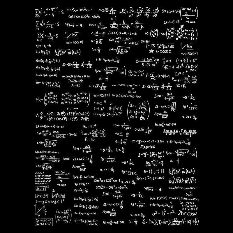 Formulary cheat sheet