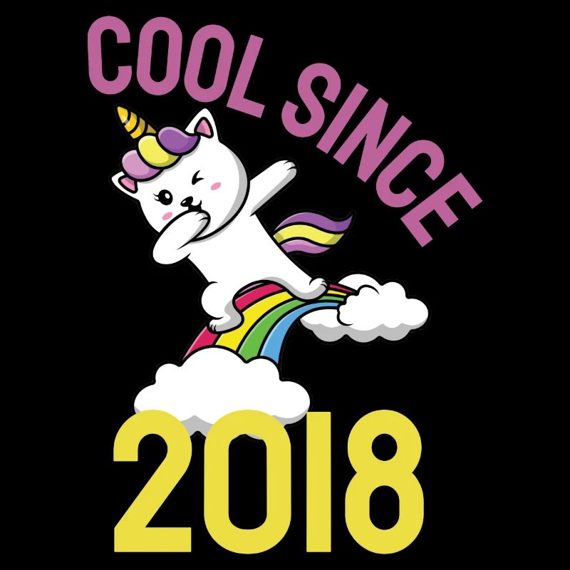 Cool seit 2018 Dabbing Katze 4. Geburtstag