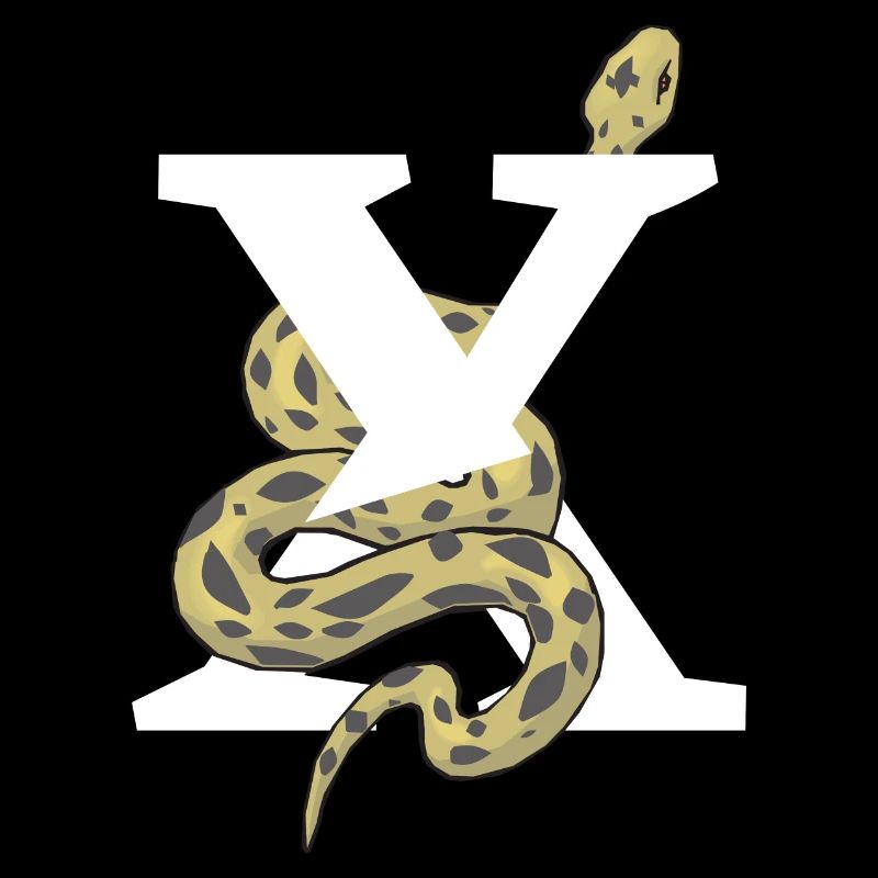 Lettre x serpent
