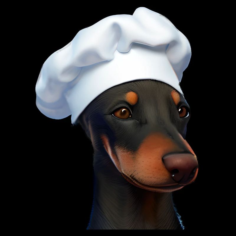 Dobermann Gastronom Dobermannwelpe Hund Köche
