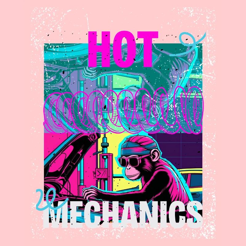 Hot Mechanics – Neon Monkey Garage Design