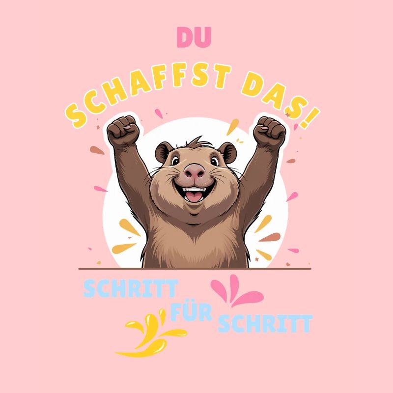 Du bist capybara-stark! Du schaffst alles!