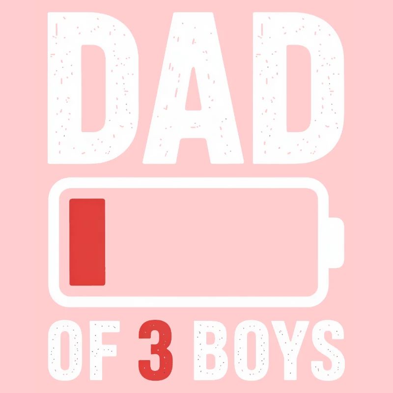Papa de 3 garçons Pride