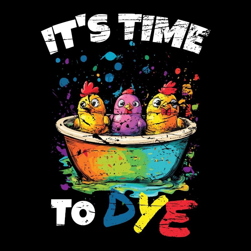 Funny Egg Dyeing Colors For Easter Artists