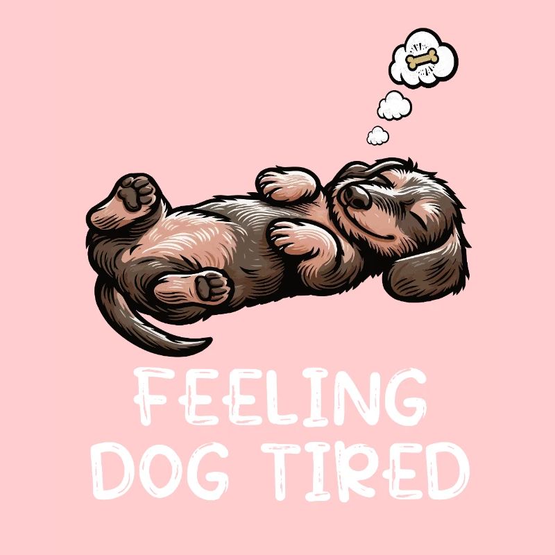 Se sentir fatigué par chien Teckel à poil dur Teckel teckel