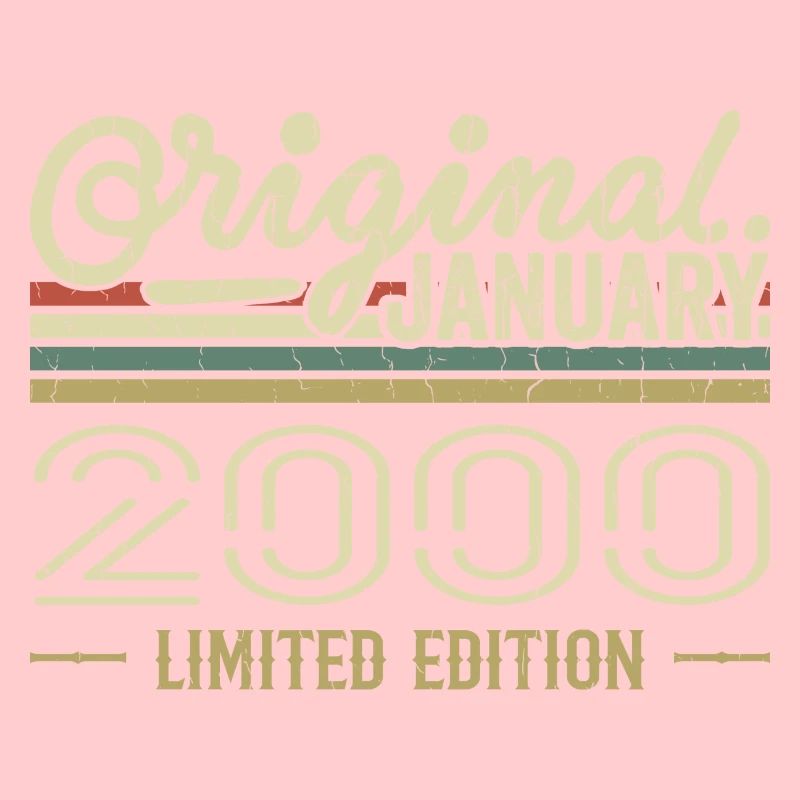 Janvier 2000 anniversaire Janvier 2000 cadeau 2000