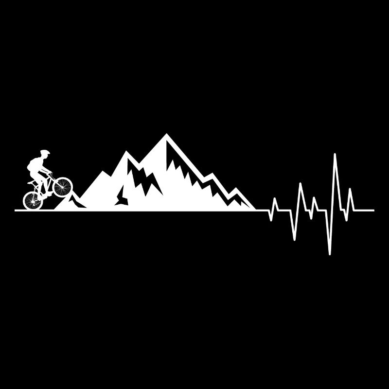 Heartbeat mountains bicycle