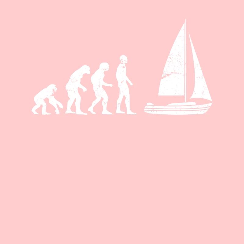 Segelboot Bootsfahrer Evolution Mensch Entwicklung