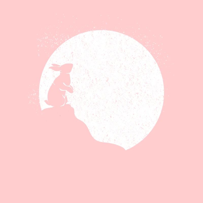 in Full Moon Moon Gift Rabbit Romance