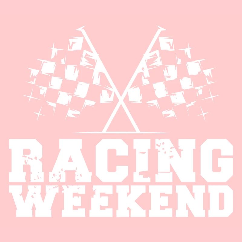 Voitures de week-end de course Symbole de course Drapeau