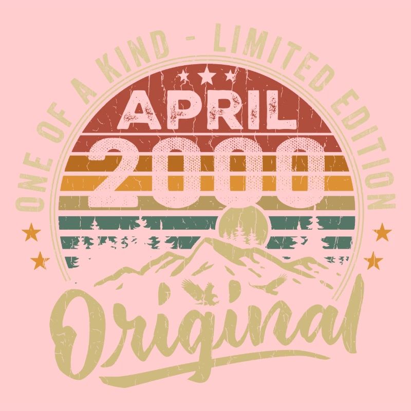 April 2000 Vintage 2000 Birthday Gift